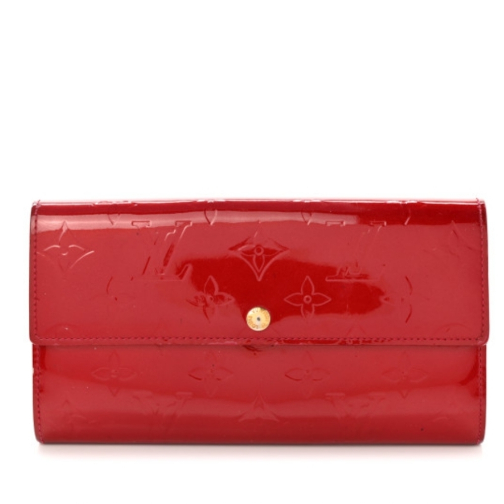 SOLD Louis Vuitton Monogram Vernis Sarah - Red